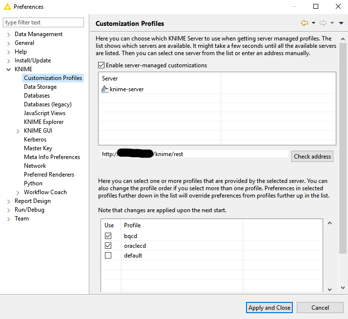 KNIME Server Profiles Simplify Installation