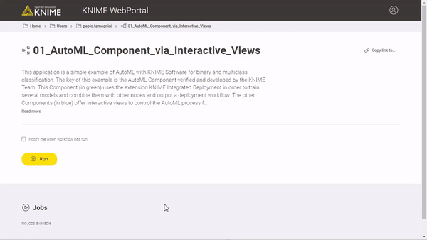 Integrated Deployment - Deploying an AutoML Application with Guided Analytics