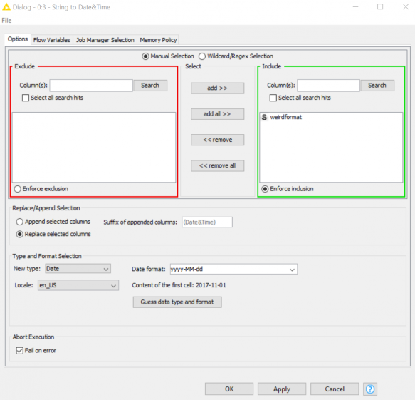 The new date&time integration