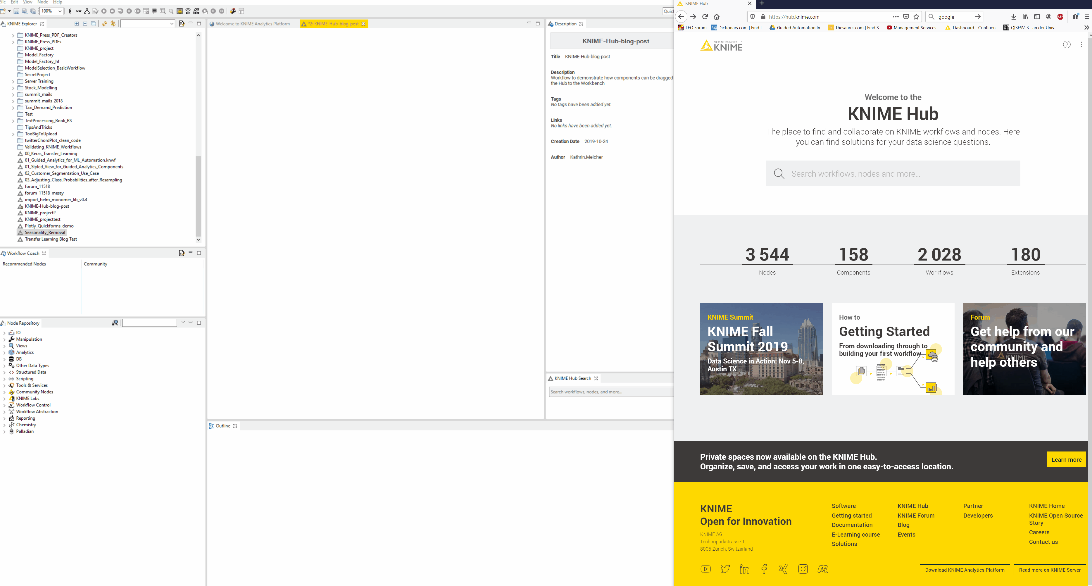 The KNIME Hub