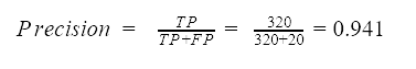Confusion matrix and class statistics