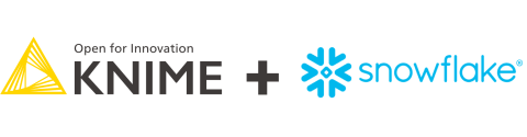 knime and snowflake joint logo