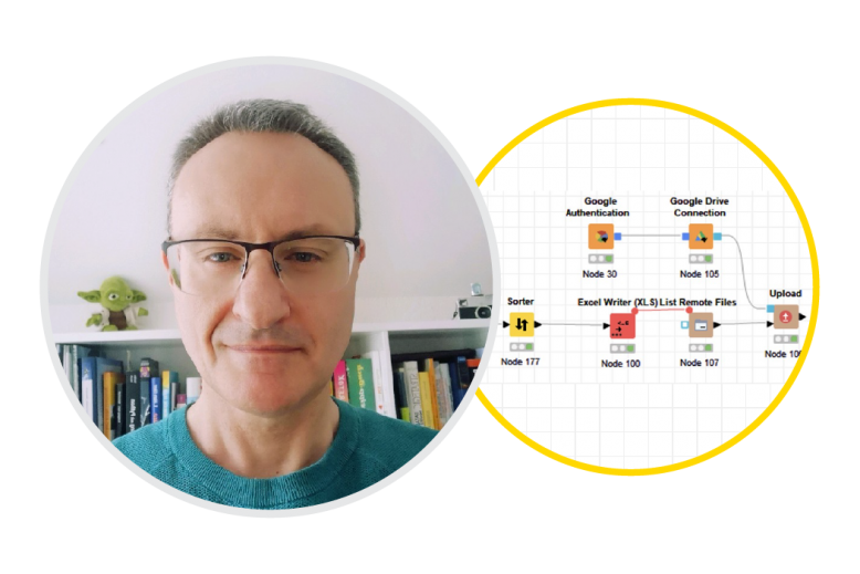 Dennis Ganzaroli, KNIME Contributor of the Month 20/21