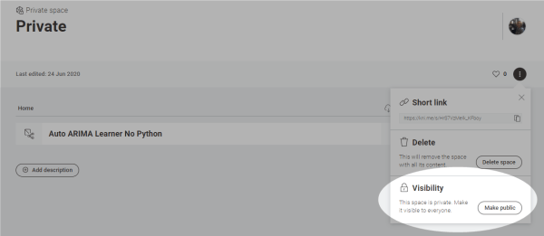 Open your KNIME Hub Spaces for Collaboration