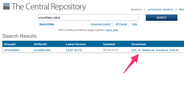 Saving the JDBC driver to a permanent directory