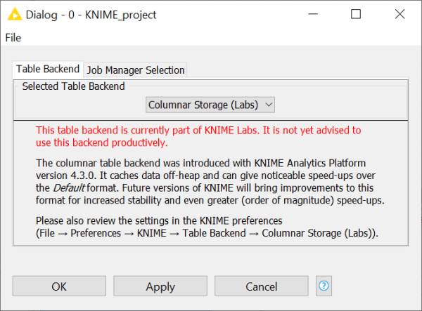Improved Performance with New Table Backend