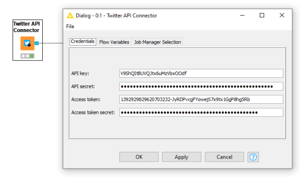 KNIME Twitter Connectors