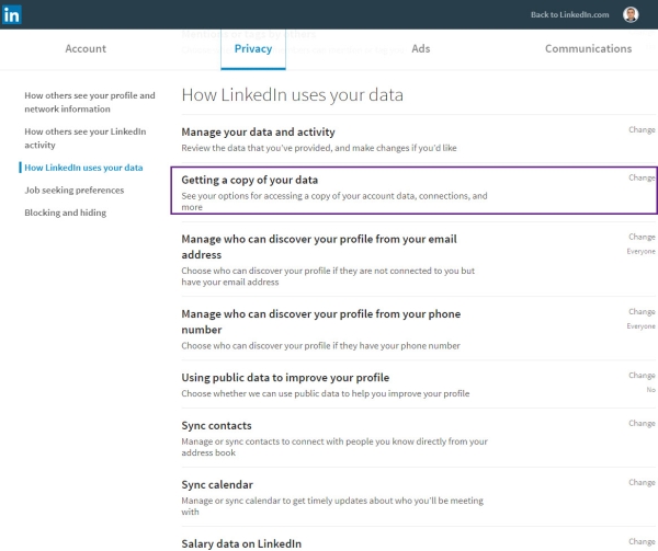 CV builder from LinkedIn profile
