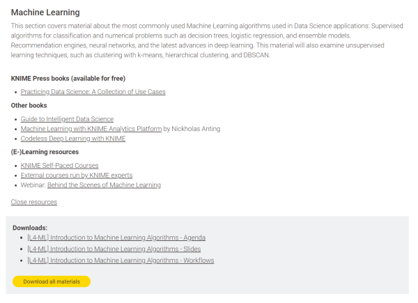 The eight steps to teaching data science with KNIME