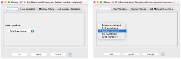 Widget vs Configuration Nodes