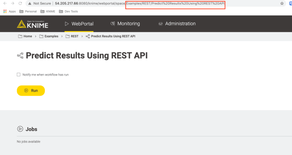 The KNIME Server REST API
