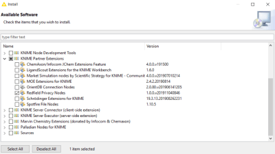 Redfield Privacy Nodes