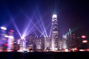 Image of city lights
