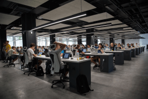 Image of people working