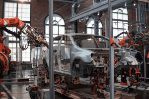 Image of car being built