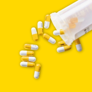 pills spilling from a bottle